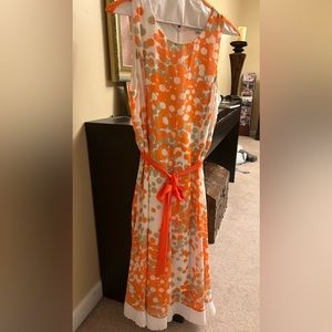 Midi dress size 16 . Beautiful flowy fabric